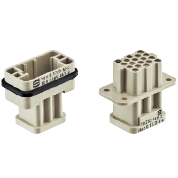 HARTING Han Q 17/0 紧凑型工业连接器